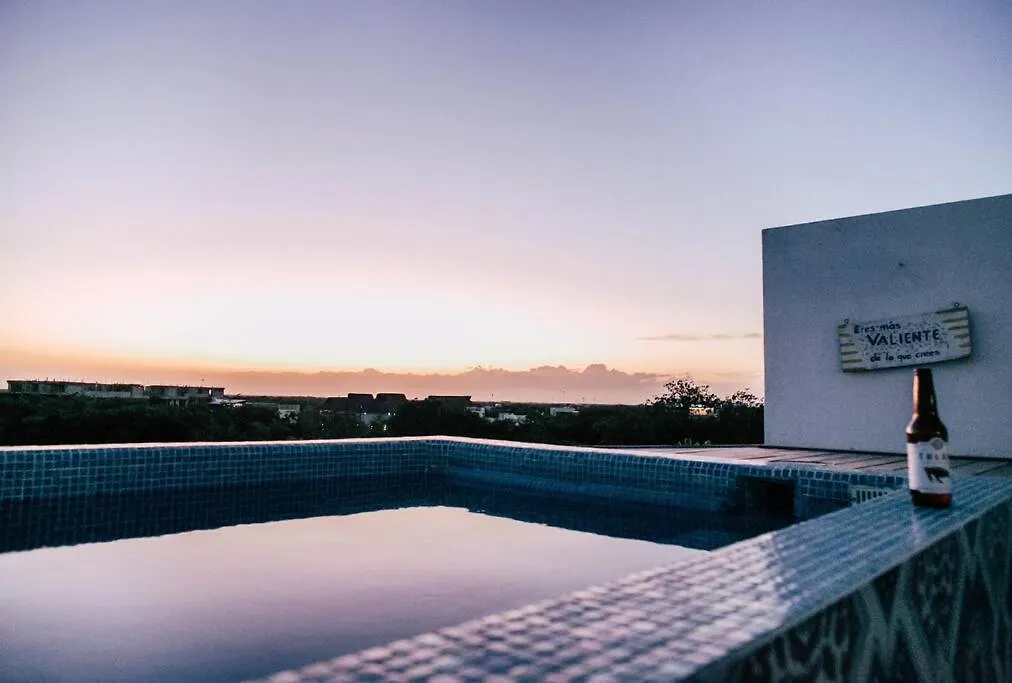 Boho Penthouse Sunset View Priv. Pool Aldea Zama Lägenhet Tulum